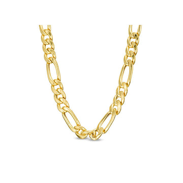 1.8MM Yellow Gold Figaro Chain .925 Solid Sterling Silver 7"- 26" Inches